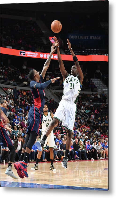 Nba Pro Basketball Metal Print featuring the photograph Tony Snell by Chris Schwegler