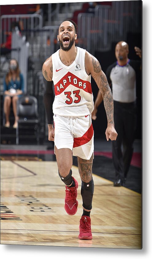 Gary Trent Jr Metal Print featuring the photograph Toronto Raptors v Cleveland Cavaliers by David Liam Kyle