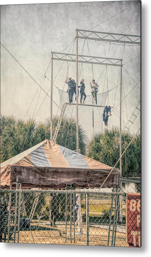 Circus Metal Print featuring the photograph Trapeze by Alison Belsan Horton
