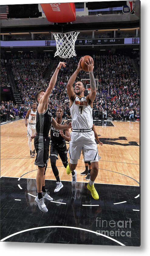 Trey Lyles Metal Print featuring the photograph Trey Lyles by Rocky Widner