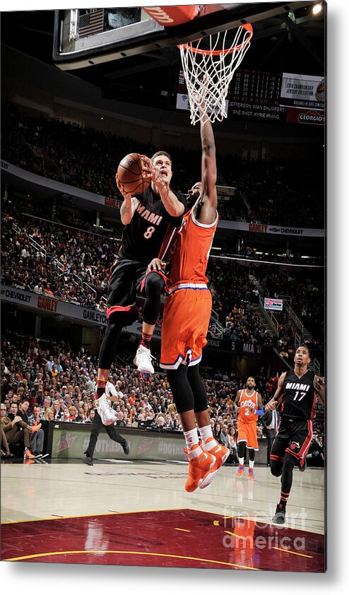 Nba Pro Basketball Metal Print featuring the photograph Tristan Thompson and Tyler Johnson by David Liam Kyle