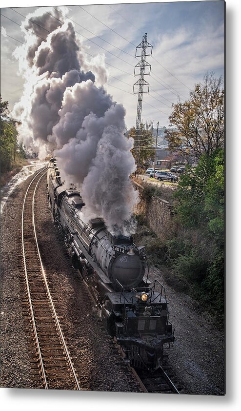 Railroad Metal Print featuring the photograph Union Pacific 4014 Big Boy at Little Rock Arkansas by Jim Pearson