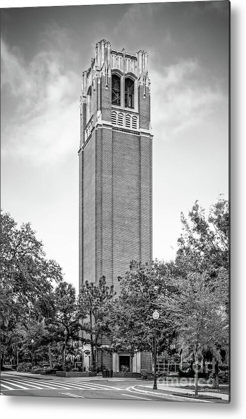 University Of Florida Metal Print featuring the photograph University of Florida Century Tower by University Icons