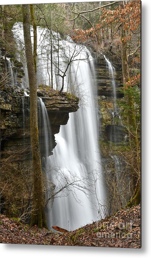 Virgin Falls Metal Print featuring the photograph Virgin Falls 2 by Phil Perkins