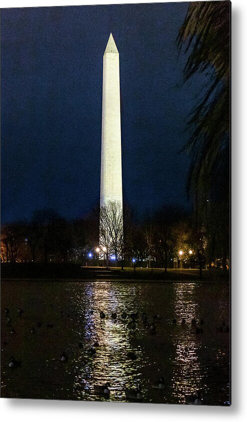 Washington D.c. Metal Print featuring the digital art Washington Monument by SnapHappy Photos