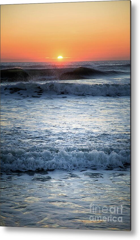 Waves Metal Print featuring the photograph Wave Cascade by Becqi Sherman