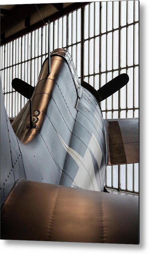 Airplane Metal Print featuring the photograph Wildcat Lines by Liza Eckardt