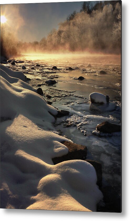  Metal Print featuring the photograph Winter Rise by Rob Blair