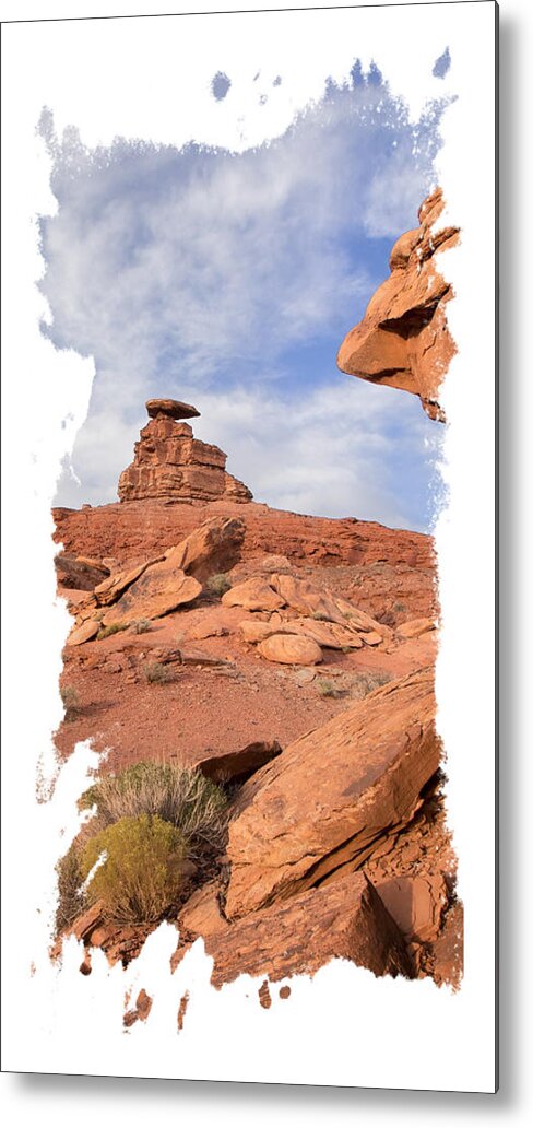 Canyons Metal Print featuring the photograph Mexican Hat by Judy Deist