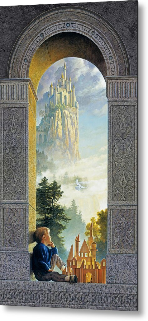 Castles Metal Print featuring the painting Castles in the Sky by Greg Olsen