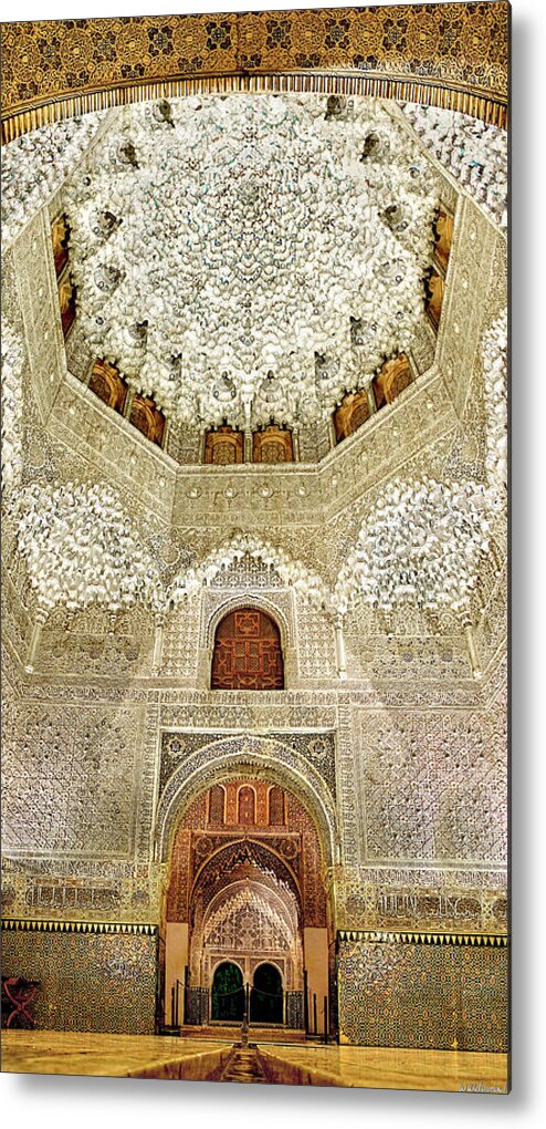 Alhambra Metal Print featuring the photograph The Hall of the Arabian Nights 2 by Weston Westmoreland
