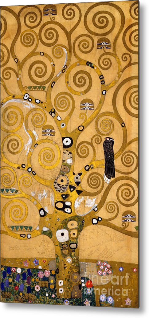 Klimt Metal Print featuring the painting Tree of Life by Gustav Klimt