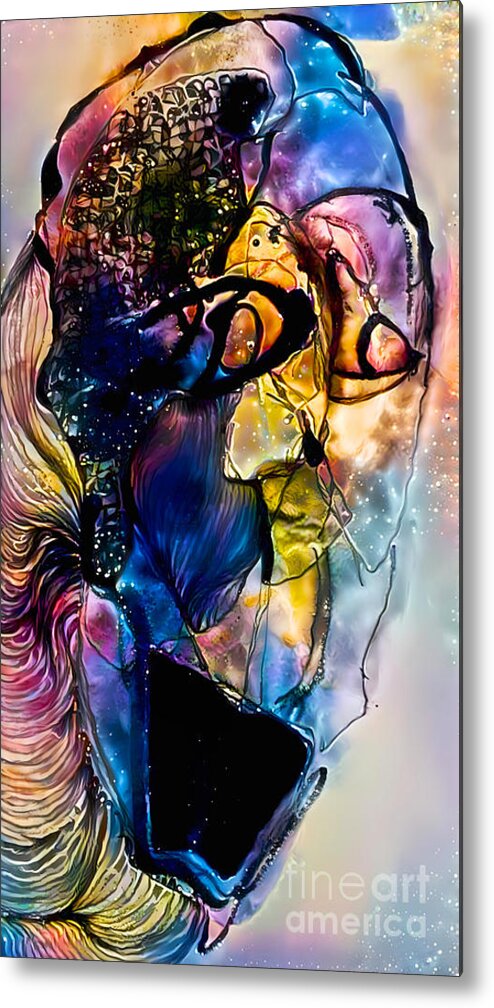 Contemporary Art Metal Print featuring the digital art 109 by Jeremiah Ray