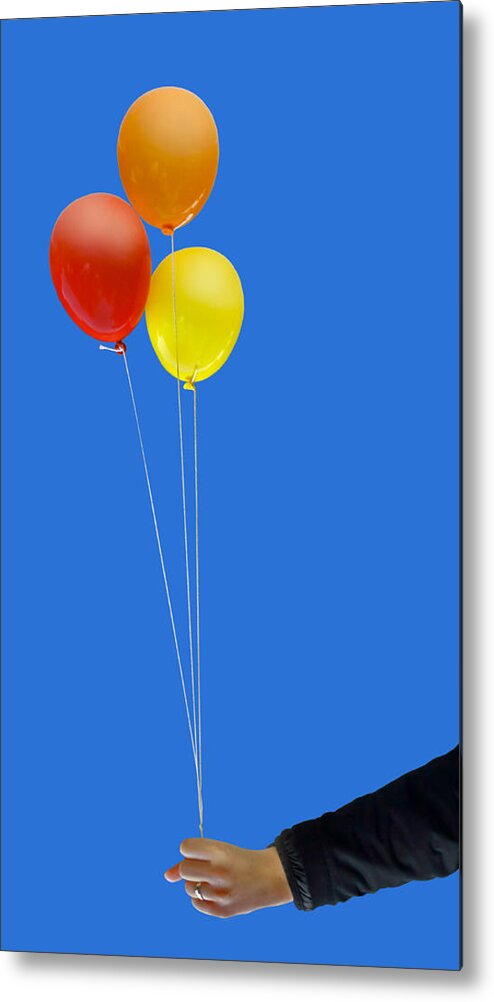 Balloons Metal Print featuring the photograph Balloons #1 by Nikolyn McDonald