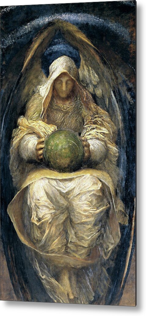 The All-pervading Metal Print featuring the painting The All-Pervading - Digital Remastered Edition by George Frederic Watts