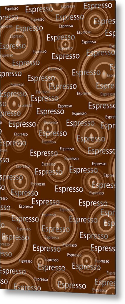 Espresso Metal Print featuring the painting Espresso #1 by Frank Tschakert
