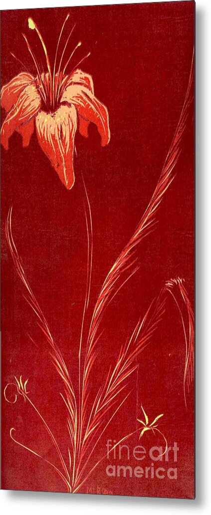Lily Metal Print featuring the painting Lily - Limited Edition 1 of 4 by Michelle Bien