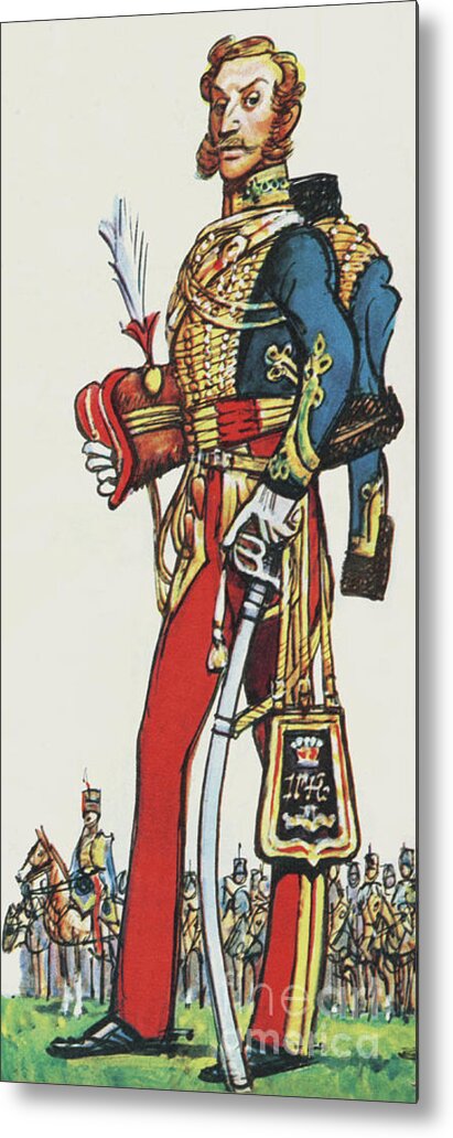 Lord Cardigan, Commander In Chief Of The 11th Hussars Metal Print