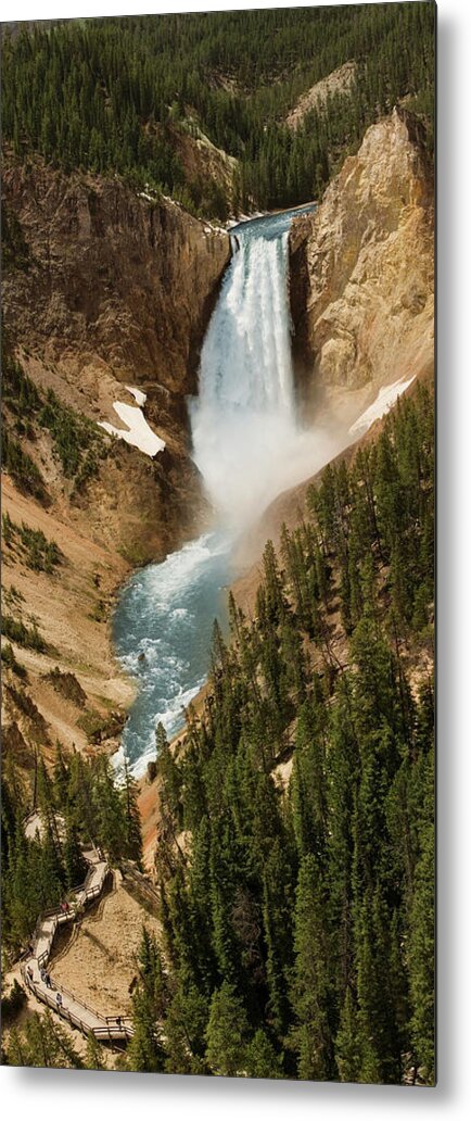 Scenics Metal Print featuring the photograph Usa, Wyoming, Yellowstone National by Philip Nealey