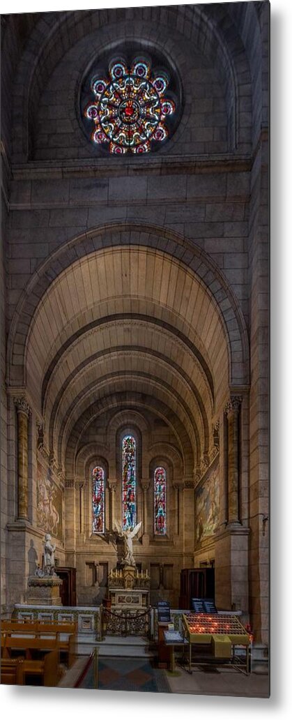 Sacre Couer Metal Print featuring the photograph Chapel at Sacre Couer by Dave Koch