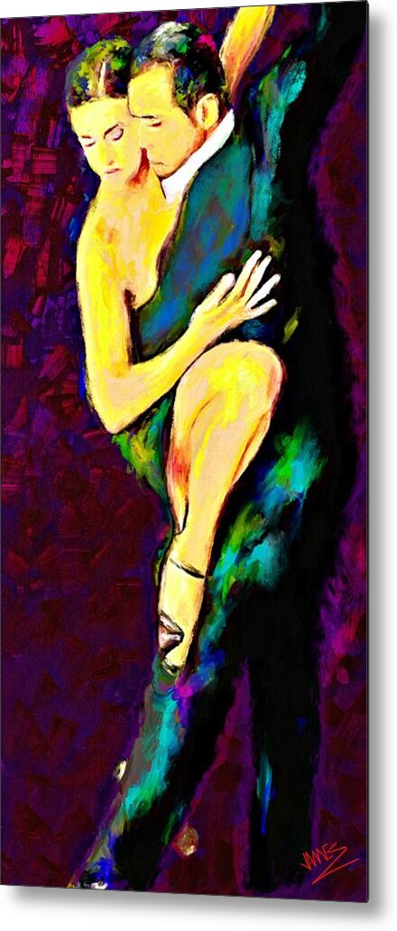 Dance Metal Print featuring the painting Dance of Love by James Shepherd