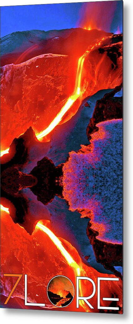Fire Iv Metal Print featuring the painting IV by John Gholson