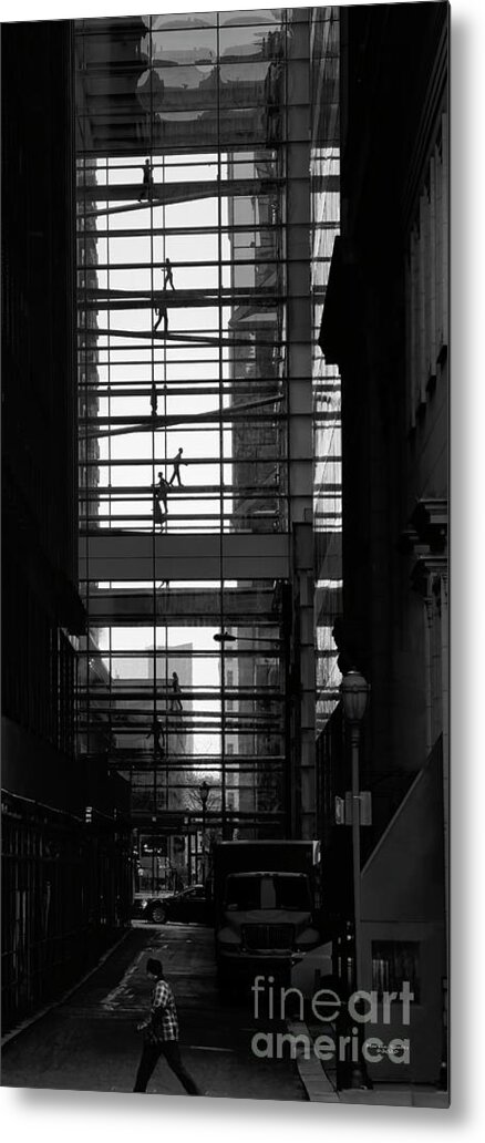 Concourse Metal Print featuring the photograph Walking by Marvin Spates