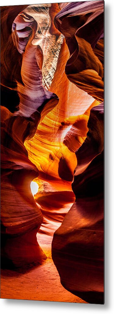 Antelope Canyon Metal Print featuring the photograph Exit Strategy by Az Jackson