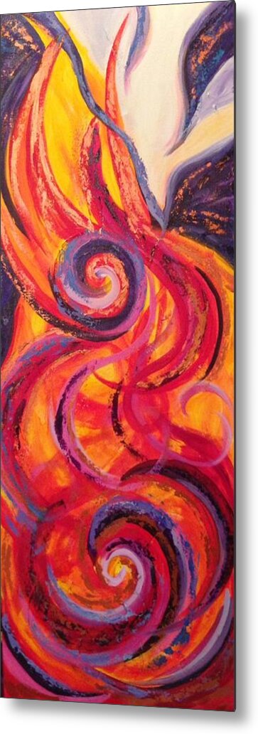 Worship Metal Print featuring the painting Come Holy Spirit by Deb Brown Maher