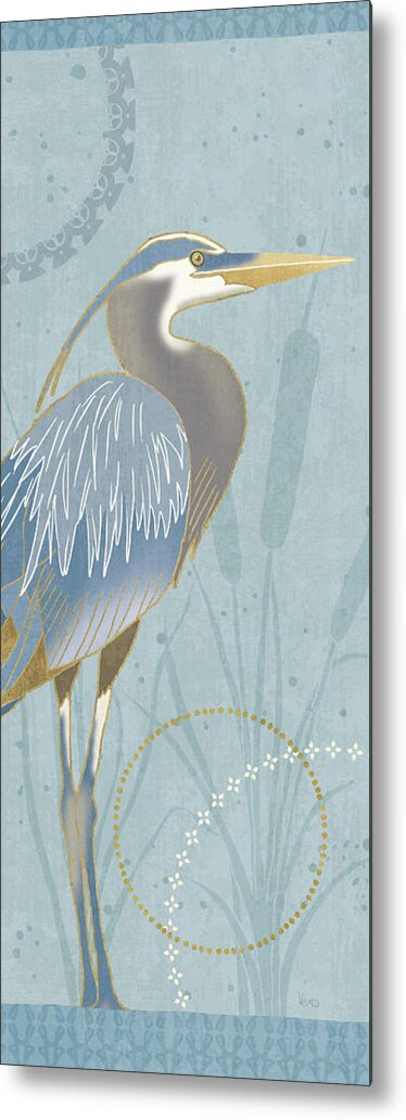 Animal Metal Print featuring the painting By The Shore Iv #1 by Veronique Charron