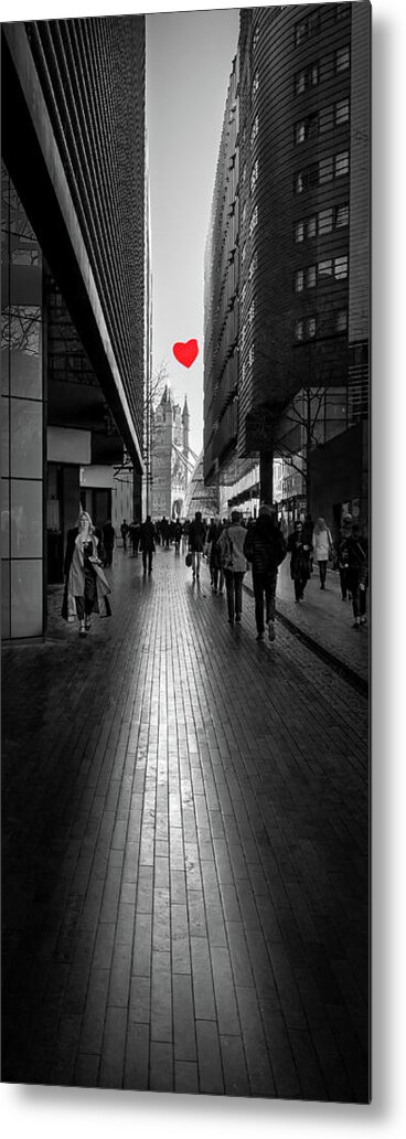 London Metal Print featuring the photograph Love London by Nigel R Bell