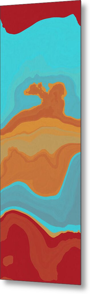 Form Metal Print featuring the digital art Layers and Form by David G Paul