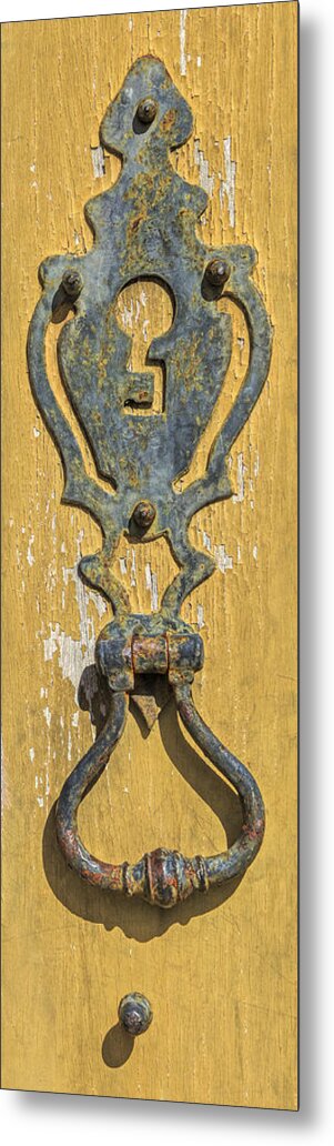 Castle Metal Print featuring the photograph Rusted Door Lock by David Letts