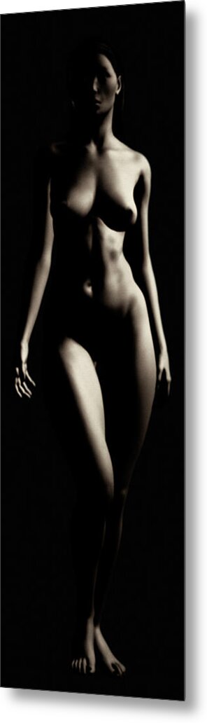 Adult Metal Print featuring the photograph Study of Carine Frontside by Jan Keteleer