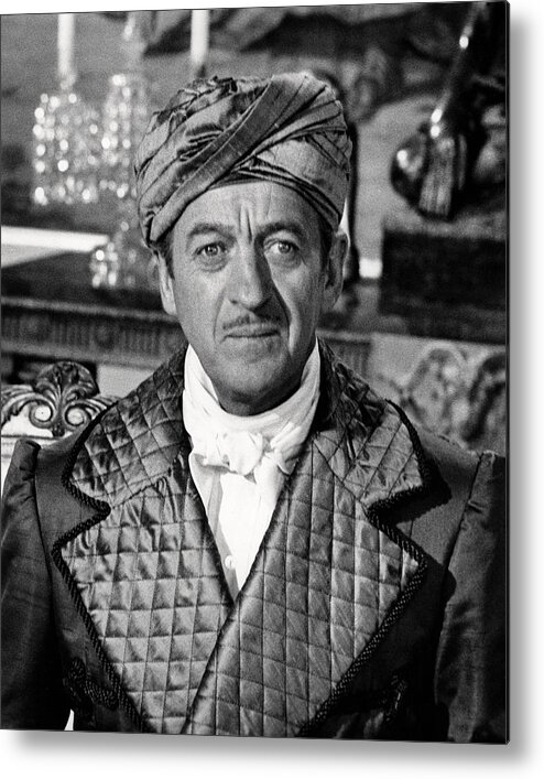Casino Royale Metal Print featuring the photograph David Niven in Casino Royale #1 by Silver Screen