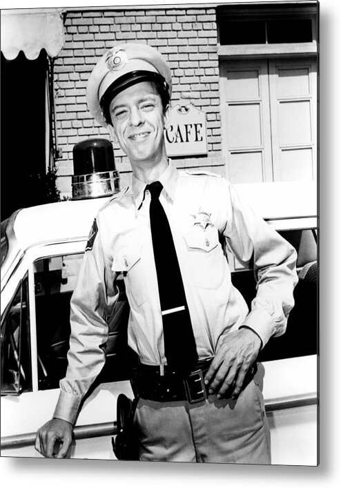 The Andy Griffith Show Metal Print featuring the photograph Don Knotts in The Andy Griffith Show #1 by Silver Screen