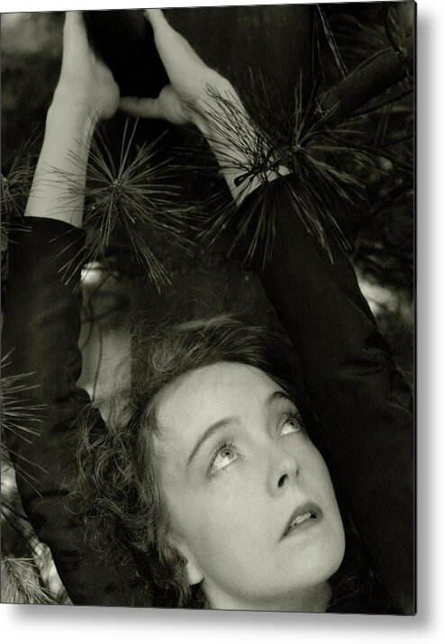 Actress Metal Print featuring the photograph Lillian Gish As The Harlot In Within The Gates #1 by Edward Steichen