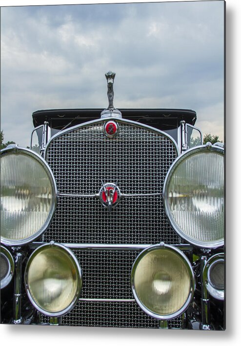 Antique Metal Print featuring the photograph 1930 Cadillac V-16 by Jack R Perry