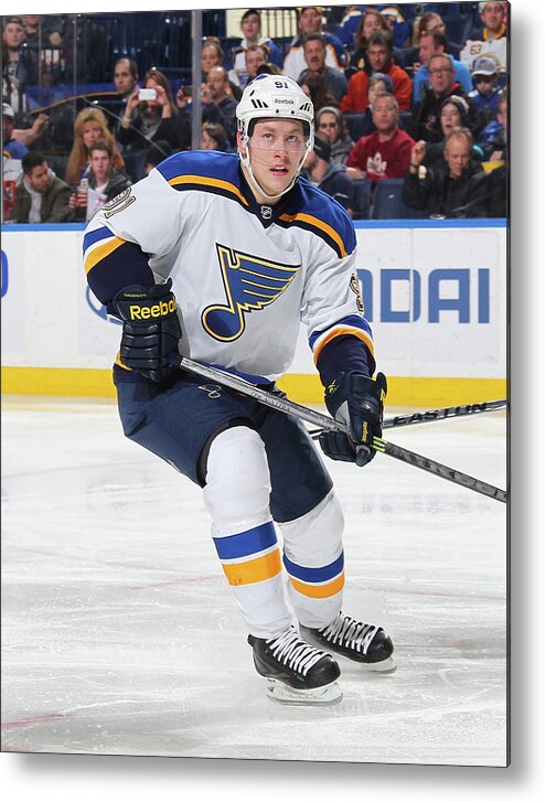 People Metal Print featuring the photograph St Louis Blues V Buffalo Sabres #2 by Bill Wippert