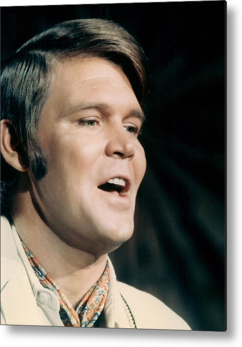Glen Campbell Metal Print featuring the photograph Glen Campbell #3 by Silver Screen