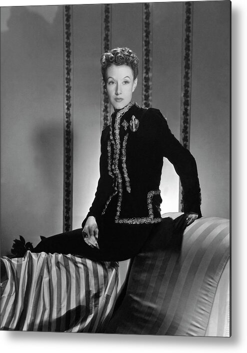 Jewelry Metal Print featuring the photograph Portrait Of Millicent Rogers #3 by Horst P. Horst