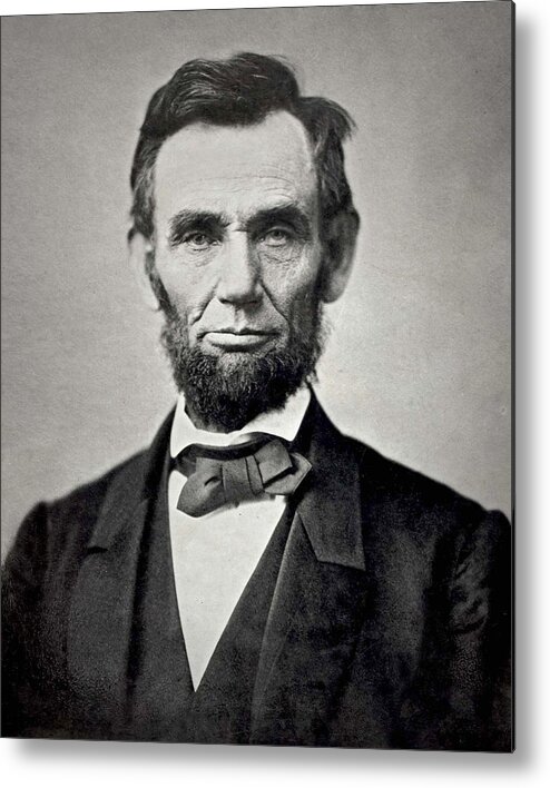 classic Metal Print featuring the photograph President Abraham Lincoln by Retro Images Archive