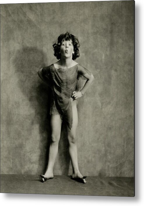 One Person Metal Print featuring the photograph A Portrait Of Dancer Ruth Goodwin by Nickolas Muray