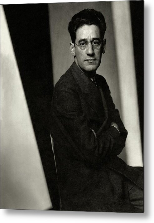 Playwright Metal Print featuring the photograph A Portrait Of George S. Kaufman by Edward Steichen
