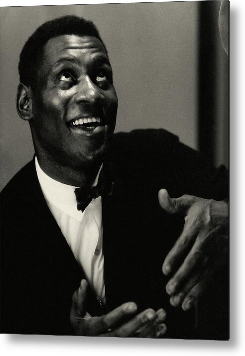 One Person Metal Print featuring the photograph A Portrait Of Paul Robeson by Edward Steichen