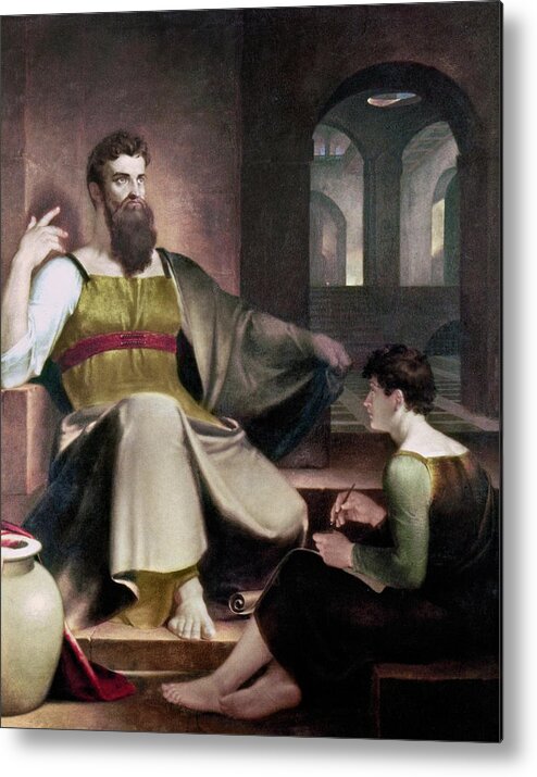 1820 Metal Print featuring the painting Allston Jeremiah by Granger