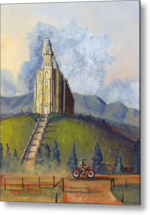 Jeff Metal Print featuring the painting Almost Home by Jeff Brimley