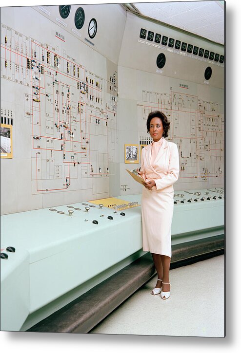 Portrait Metal Print featuring the photograph Annie Easley, Nasa Computer Scientist by Science Source