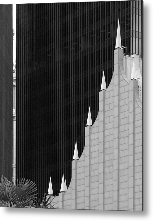 Skyscraper Metal Print featuring the photograph Architectural Trendlines by Dwight Theall