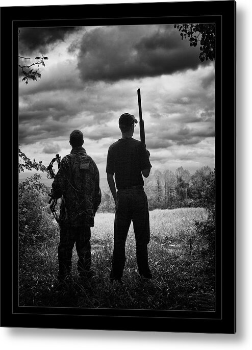 Hunters Metal Print featuring the photograph Are We Ready for This by Monroe Payne